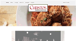 Desktop Screenshot of christospizzasalem.com